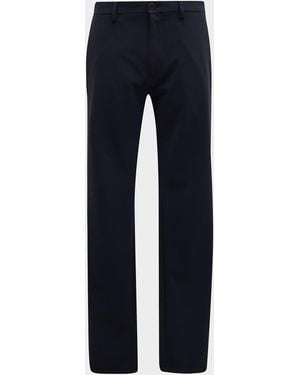 Theory Apos;S Zaine Precision Ponte Slim-Straight Chino-Style Pants - Blue