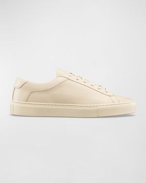 KOIO Capri Tonal Leather Low-Top Sneakers - Natural