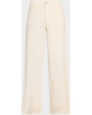 Rag & Bone Andi Wide-Leg Jeans - Natural