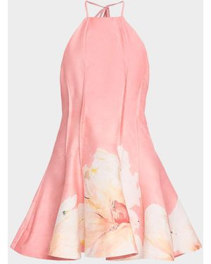 Acler Carryon Floral Minidress - Pink
