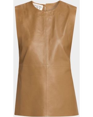 Twp Apron Tunic - Brown