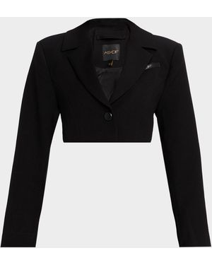 AS by DF Felice Cropped Blazer - Black