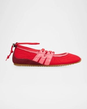 Marc Jacobs The 400 Bleeckerina Sneakers - Red