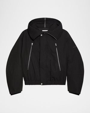 Helmut Lang Apos;S Hooded Astro Bomber Jacket - Black