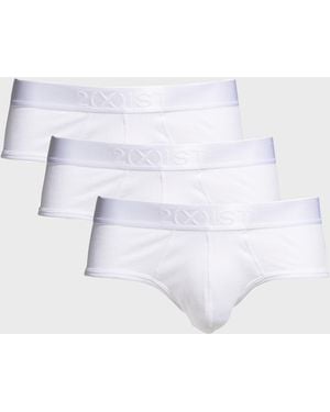 2xist Apos;S 3-Pack Pima Cotton Contour Pouch Briefs - White