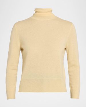 Vince Cashmere-Blend Three-Quarter Sweater - Natural