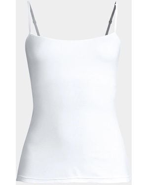 Cosabella Talco Scoop-Neck Jersey Camisole - White