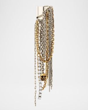 McQueen Banshee Chain Ring - White