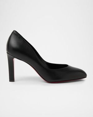 Christian Louboutin 85Mm Fannylove Nappa Leather Pumps - Black