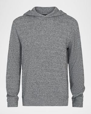 Vince Apos;S Brushed Waffle Hoodie - Gray