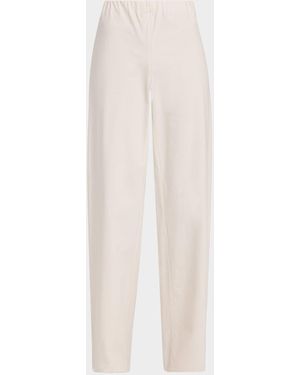 Vince Colette High-Rise Crepe Pants - White