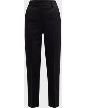 Akris Punto Tapered Jersey Ferry Pants - Black