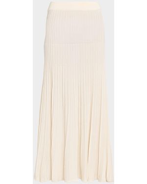 Twp Ribbed Maxi Skirt - Natural