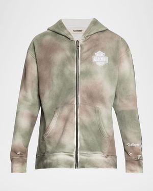 Alchemist Rider Cotton Logo-Embroidered Full-Zip Hoodie - Multicolor