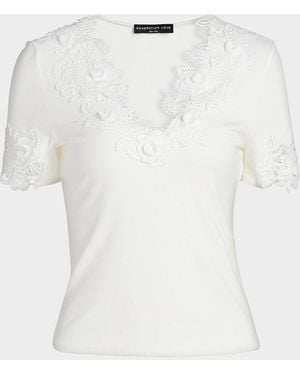 Generation Love Shiloh 3D Lace Combo Top - White
