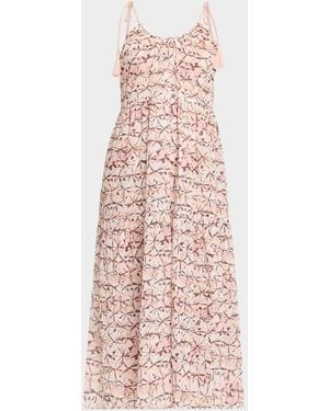 Ulla Johnson Fernanda Midi Dress Coverup - Pink