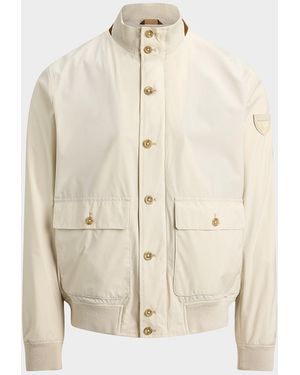 Polo Ralph Lauren Apos;S Performance Gabardine Bomber Jacket - Natural