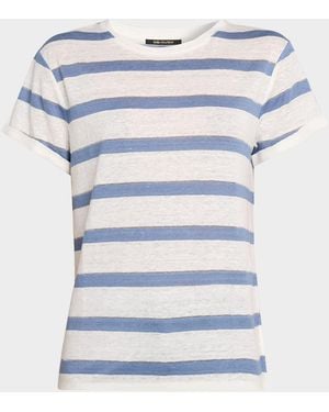 Kobi Halperin Kendall Striped Knit Tee - Blue