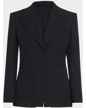 Chloé Wool Single-Breasted Blazer - Black