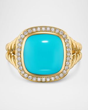 David Yurman Albion Ring With Gemstones And Diamonds - Blue
