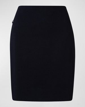 Akris Punto Short Stretch-Jersey Skirt - Black