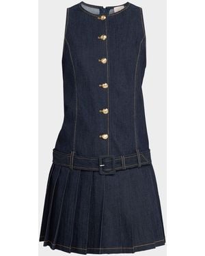 Cinq À Sept Elyse Denim Mini Dress - Blue