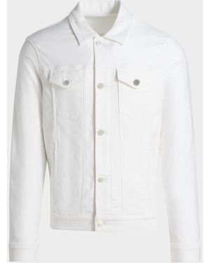Monfrere Apos;S Dean Denim Trucker Jacket - White