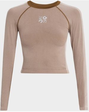 Loewe X On Seamless Long-Sleeve Top - Blue