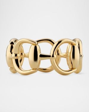 Gucci Horsebit 18K Eternity Ring - Metallic