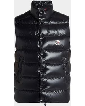 Moncler Tibb Nylon Down Puffer Vest - Black