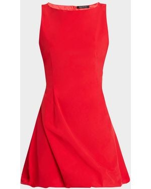 Wynn Hamlyn Bobbie Bubble Mini Dress - Red