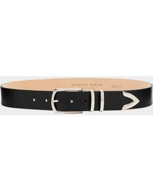 Streets Ahead River Leather Belt - Multicolor