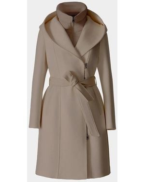 Mackage Shia-Slb 2-In-1 Coat With Removable Down Bib - Natural