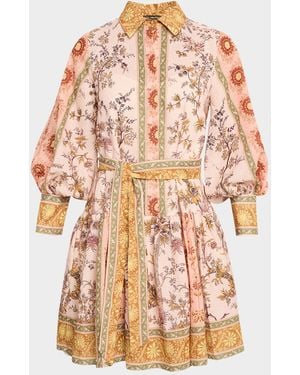 Kobi Halperin Bailey Mini Shirtdress - Multicolor