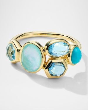 Ippolita 18K Rock Candy Gelato 5-Stone Cluster Ring - Blue