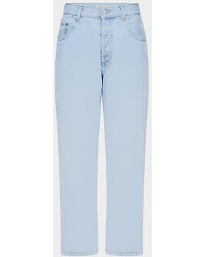 Twp Cropped Mid-Rise Jeans - Blue
