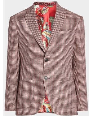 Etro Apos;S Single-Breasted Tweed Jacket - Brown