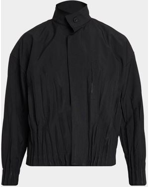 IM MEN Apos;S Waft Stand Collar Jacket - Black