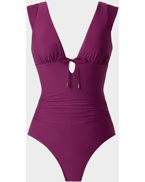 Magicsuit Solid Dash One-Piece Swimsuit - Purple