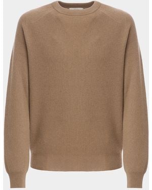 Malo Apos;S Ribbed Cashmere Sweater - Brown