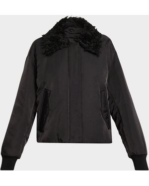 Proenza Schouler Vadra Nylon Jacket - Black