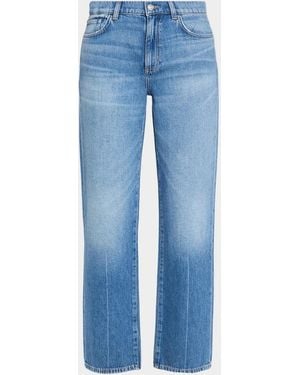 Le Jean 90 & Apos;S Faded Wash Straight Jeans - Blue