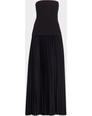 Generation Love Cody Pleated Strapless Dress - Black