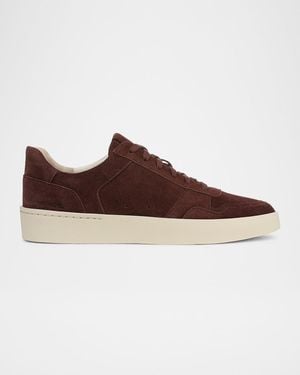 Vince Peyton Suede Low-Top Sneakers - Brown