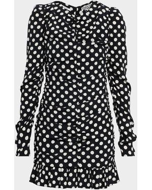 Designer Black Long Sleeve Polka Dot Dresses for Women - Up to 70% off |  Lyst