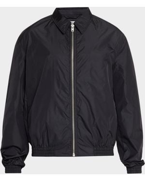 Acne Studios Apos;S Nylon Logo Shirt Jacket - Blue