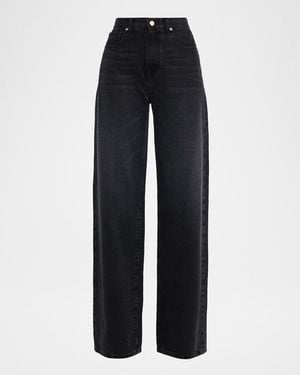 Brandon Maxwell Callan Wide-Leg Jeans - Blue