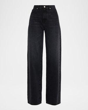 Brandon Maxwell Callan Wide-Leg Jeans - Blue