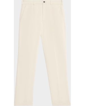 dunhill Cotton Twill Straight-Leg Chino Pants - Natural