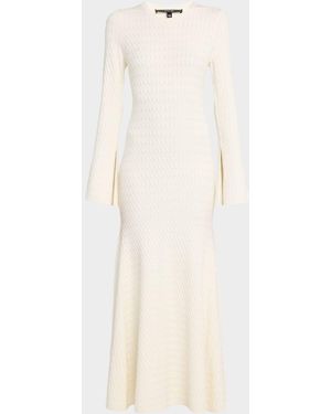 Toccin Francesca Flare Sleeve Maxi Dress - Natural